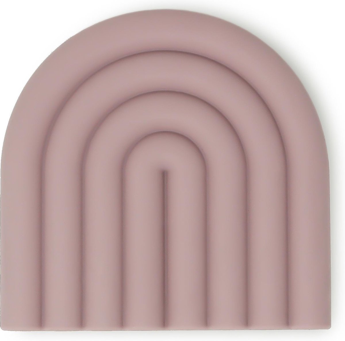 Mushie theether bijtspeelgoed rainbow - Mauve