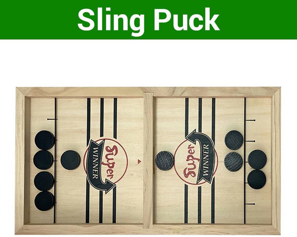 Slingpuck Game - Hockeyshots - Slingshot - Speelgoed Jongens & Meisjes - Sling Puck - Bordspel
