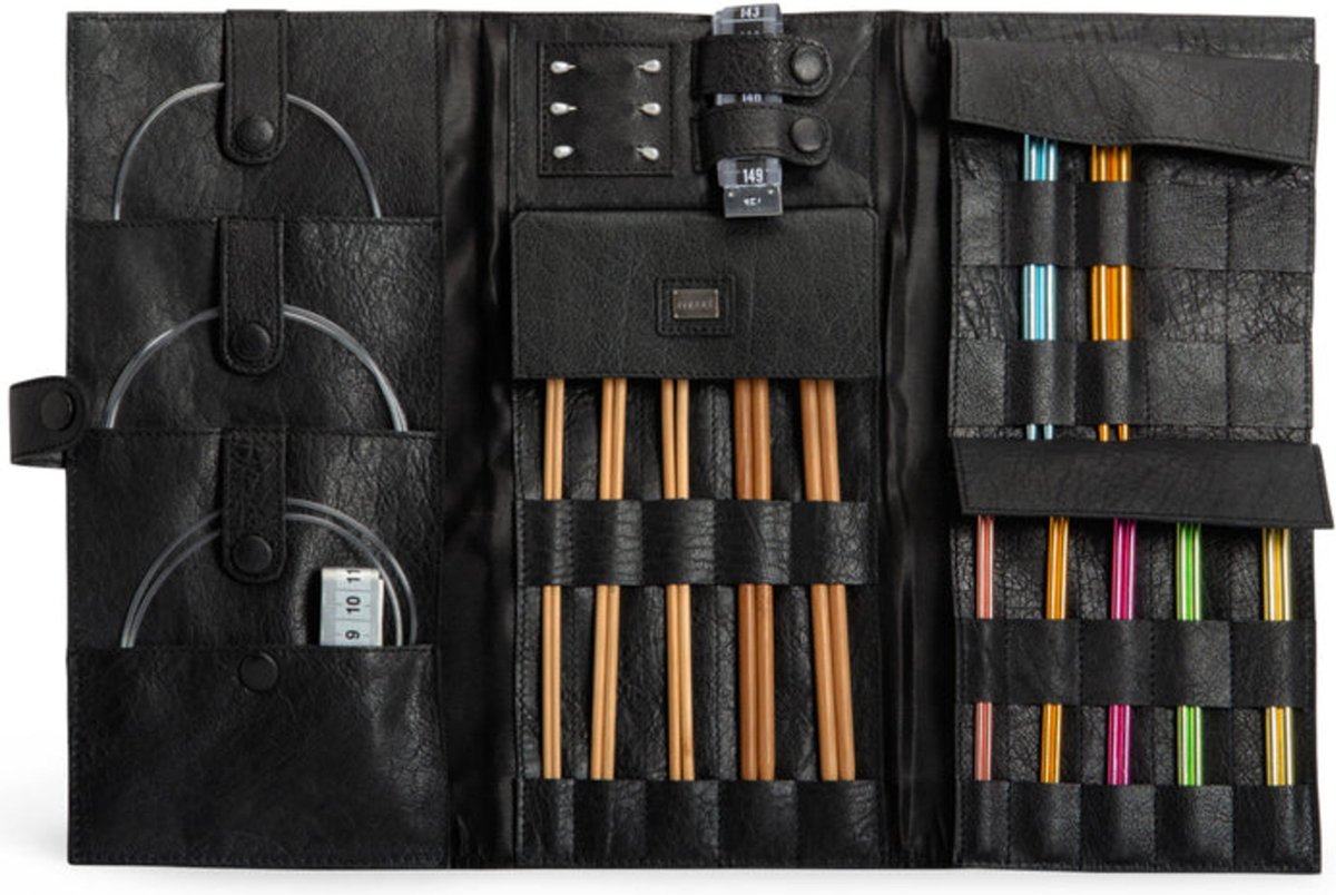 MUUD Lucy. Handgemaakt leren etui voor breinaalden 30xO43xC15cm