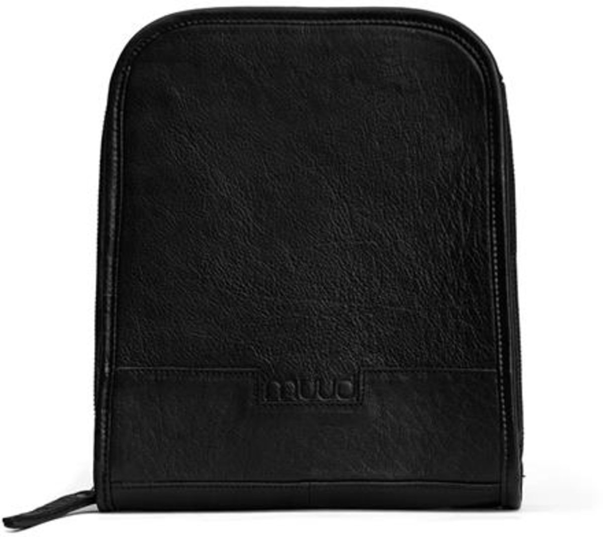 MUUD Voss. Handgemaakt leren etui voor rondbreinaalden 25x22x16cm