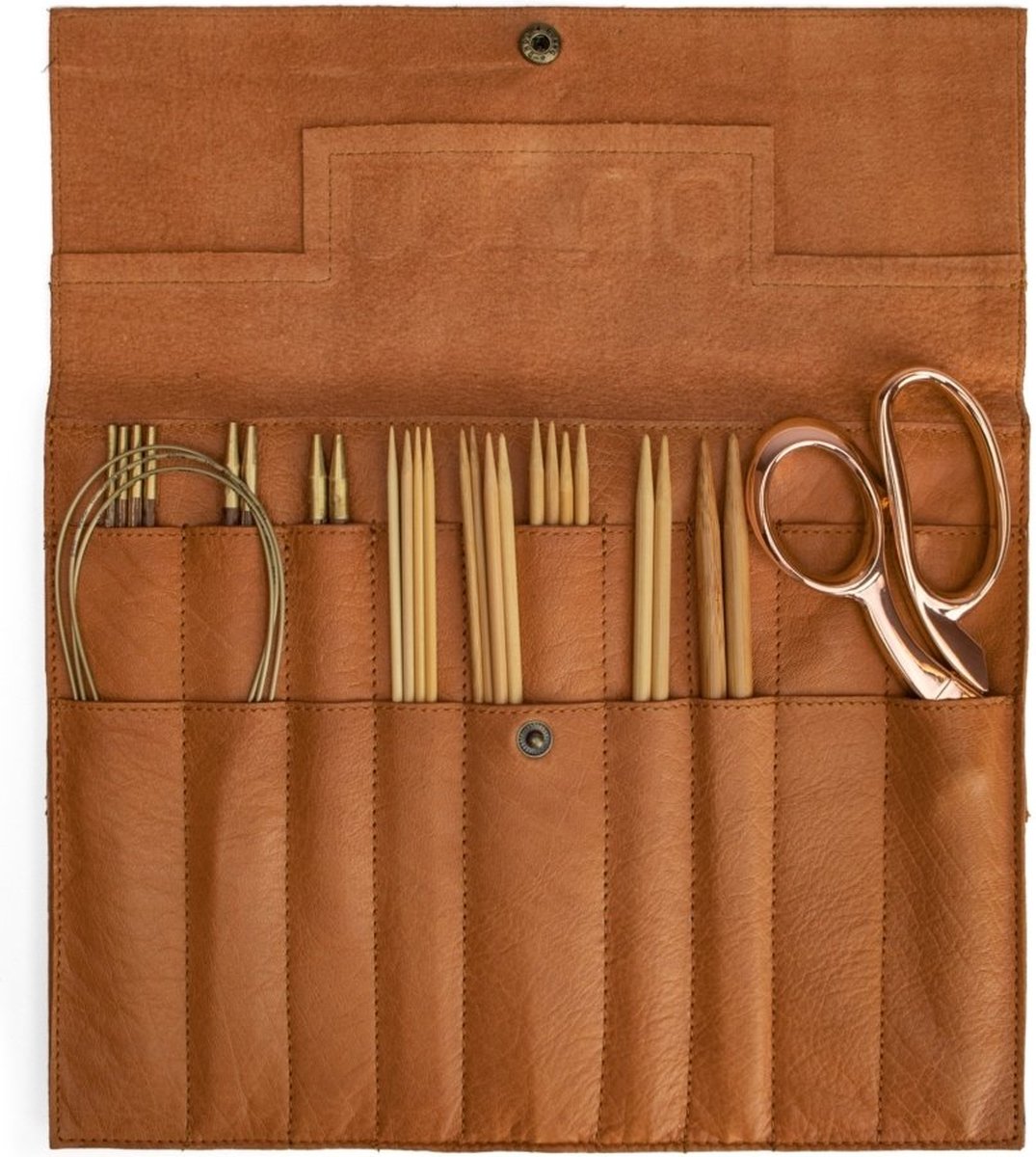 Muud Oslo XL Lederen Etui voor Breinaaldpunten