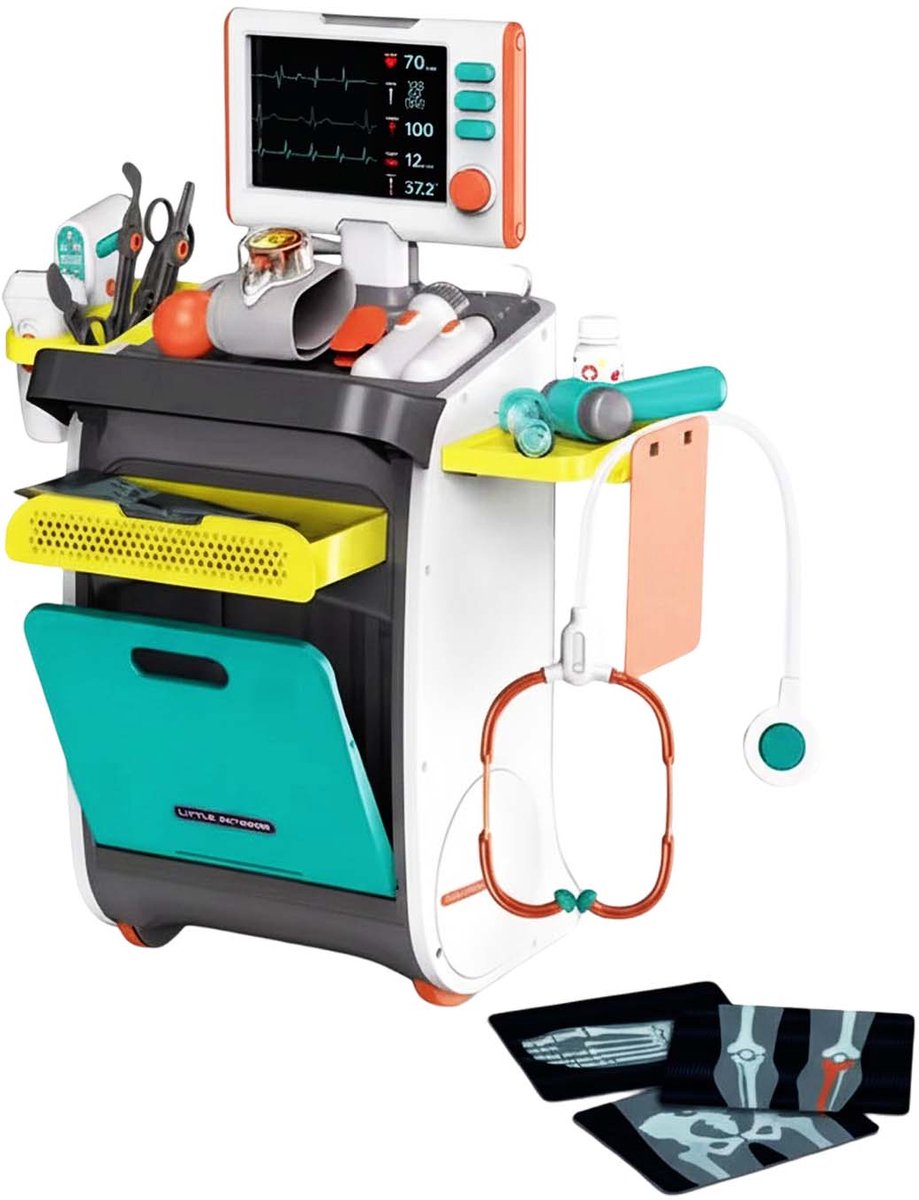 My Green Deal -Dokterset Speelgoed - Dokterskoffer - Dokter speelgoed - Stetoscoop Kinderen - Educatief speelgoed