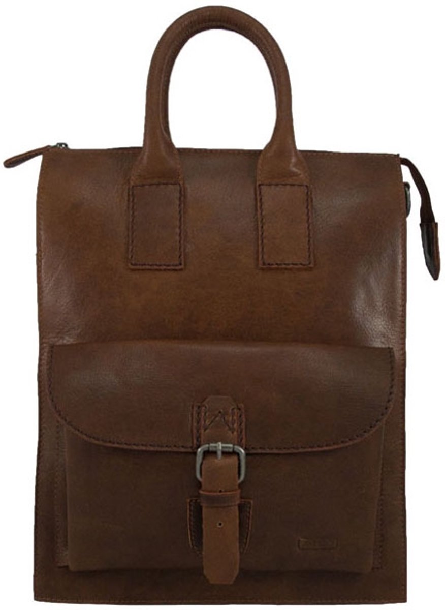 My Lady laptoptas dames schoudertas bruin