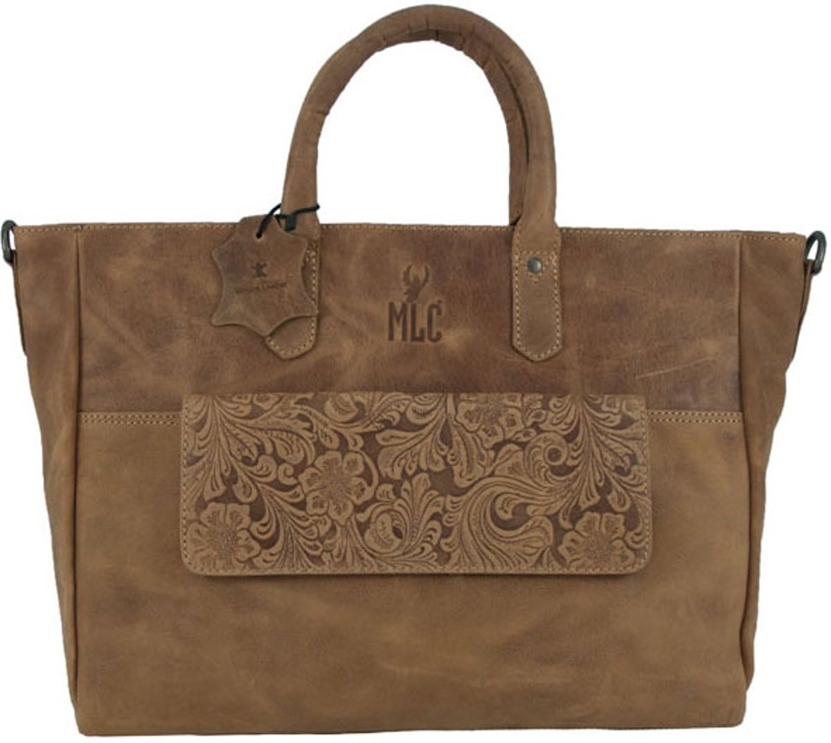 My Lady schoudertas shopper cognac