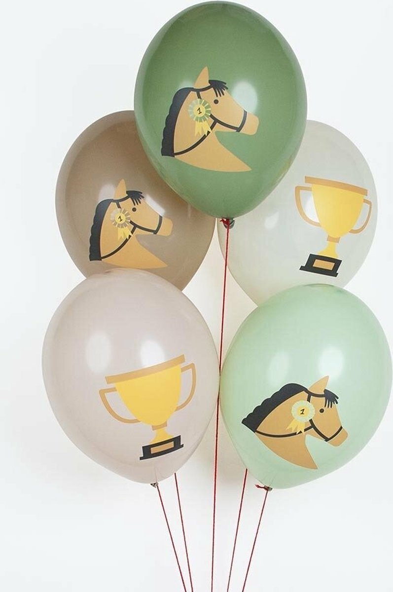 Ballonnen Paard - 5 stuks - 30 centimeter - horse - paardrijden - paarden