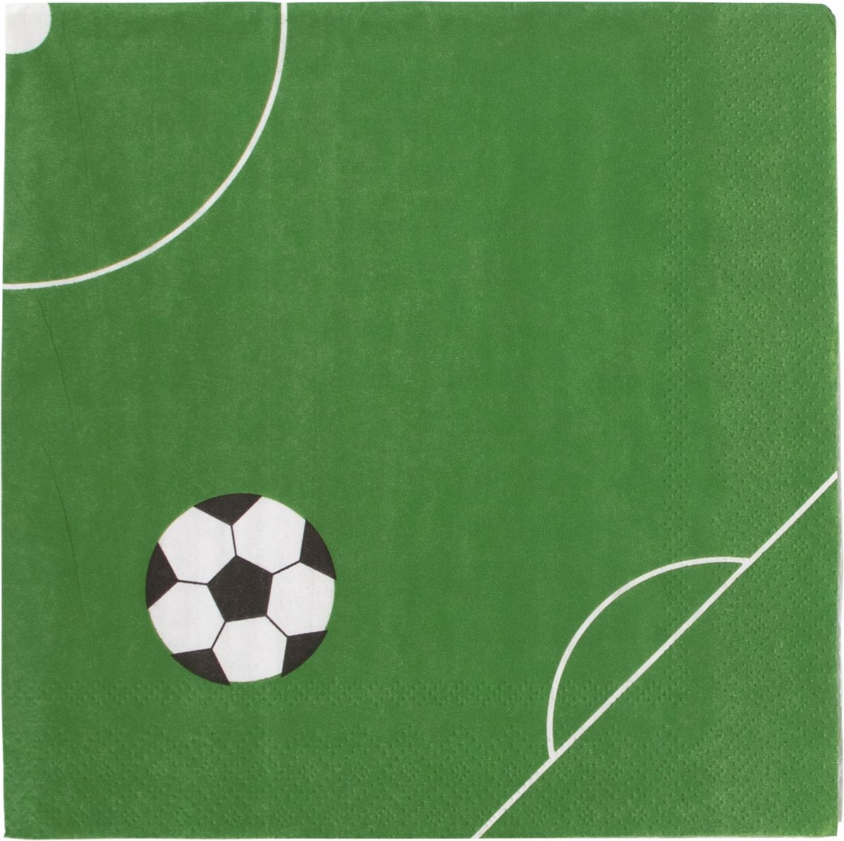 Papieren servetten voetbal