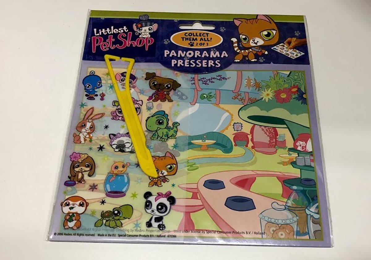 Littlest Pet Shop wrijfplaatjes