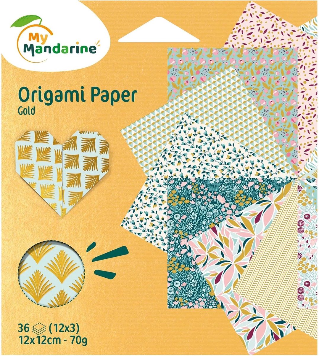 Origami Papier Gold