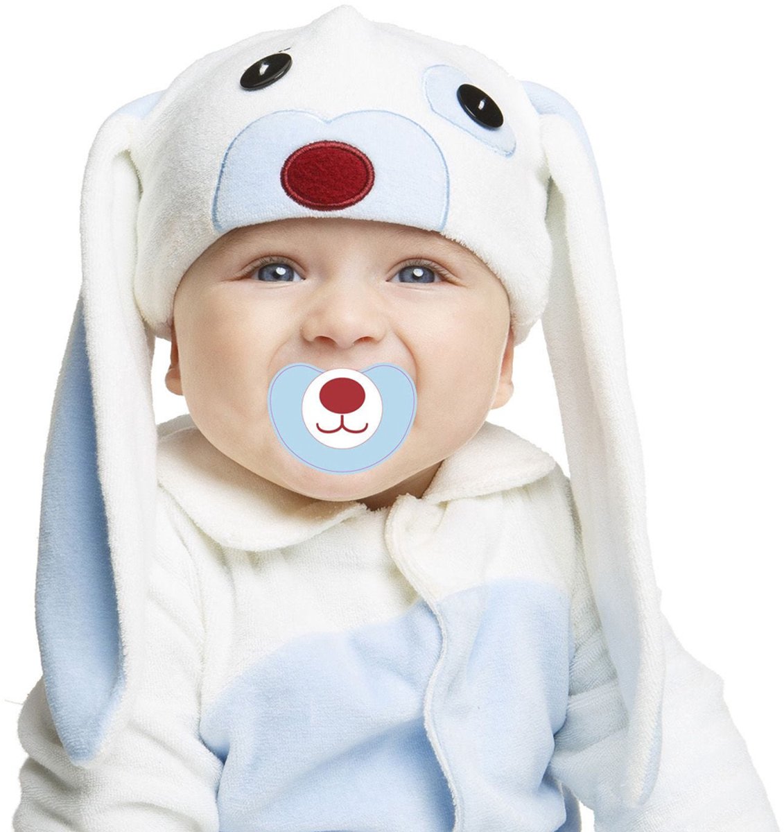 Baby Konijntje - Blauw - 6-12 maand