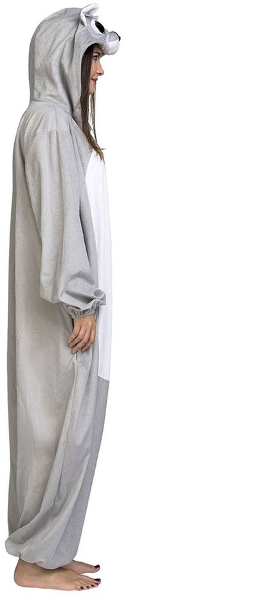 Onesie Big Eyes Beer - Grijs - Maat M-L