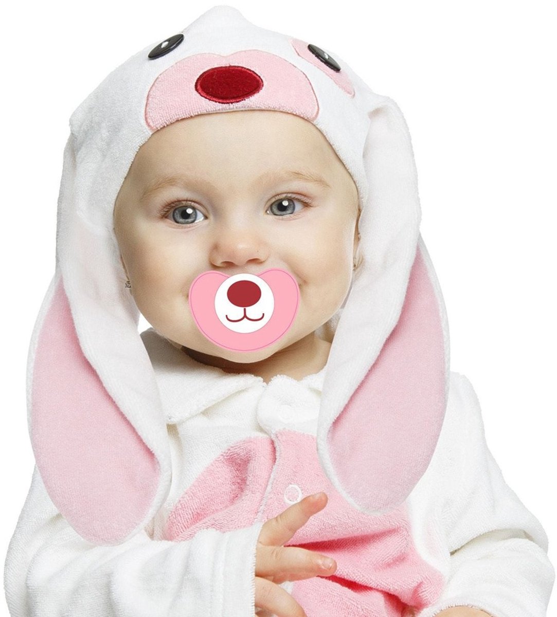 Baby Konijntje - Roze - Maat 6-12 maand