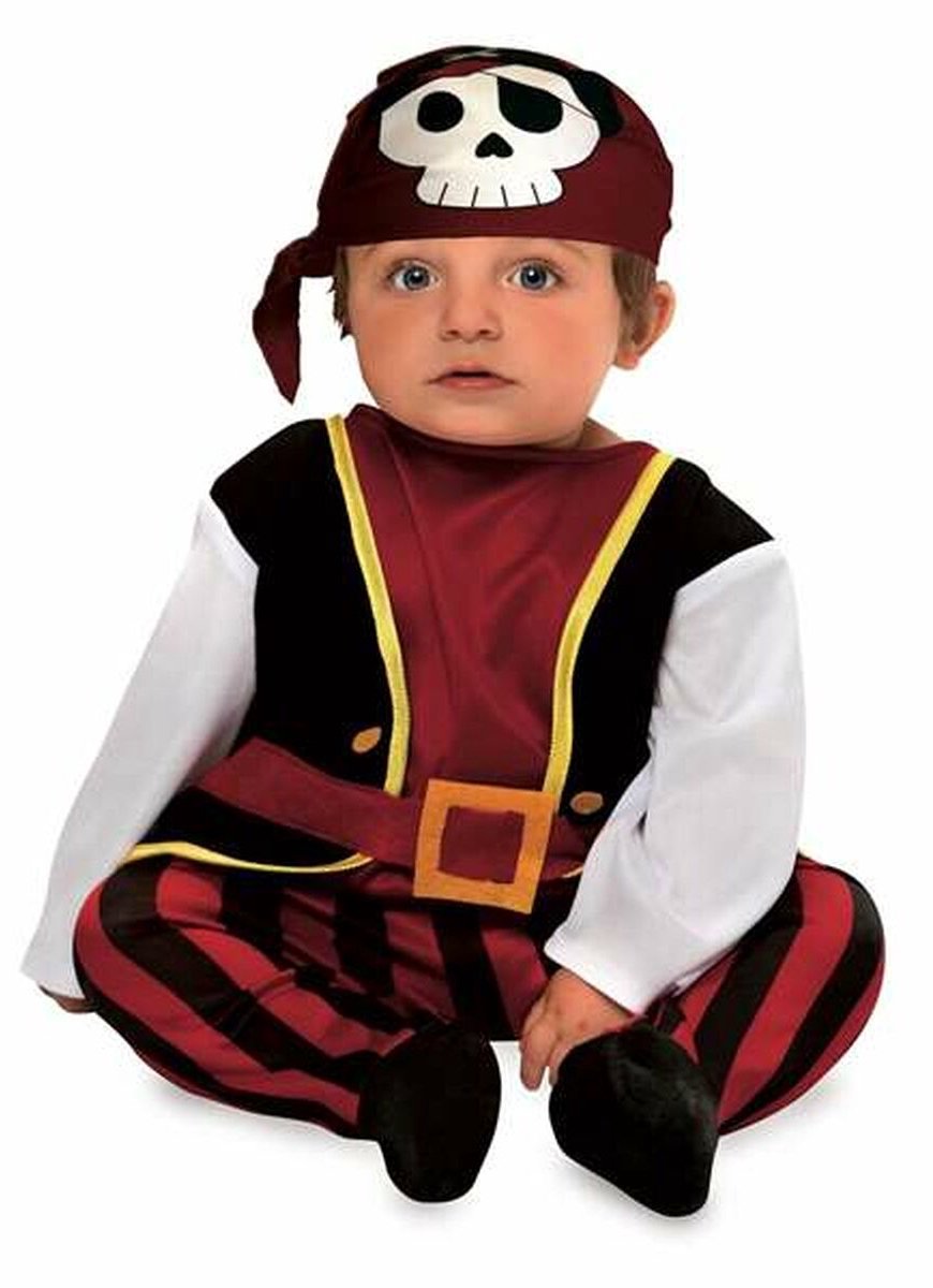 Kostuums voor Babys Piraat 0-6 Maanden Zwart