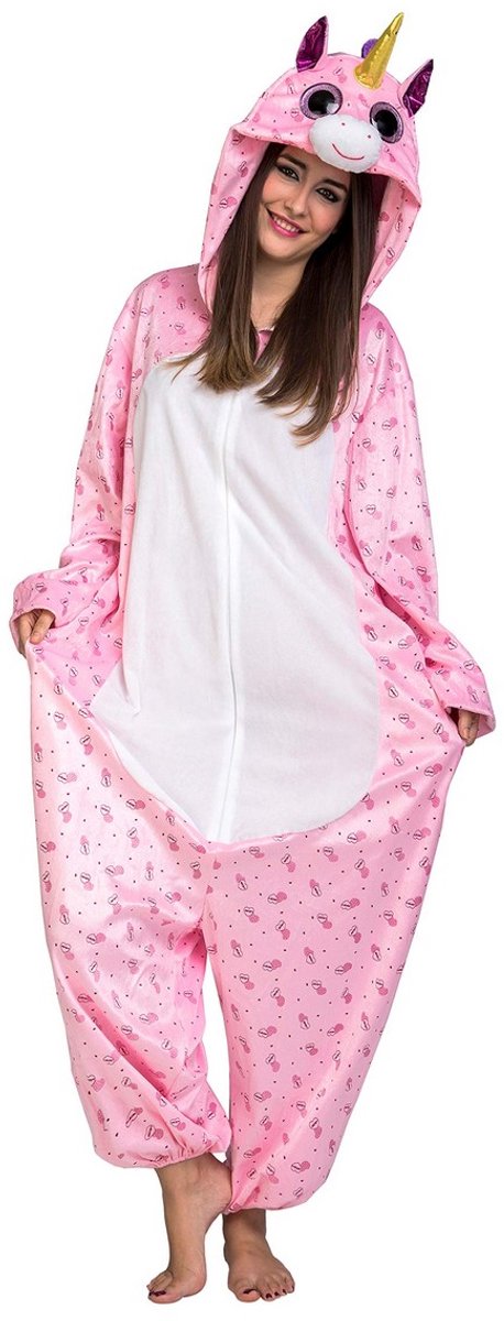 Kostuums voor Volwassenen My Other Me Big Eyes Roze Maat S Eenhoorn