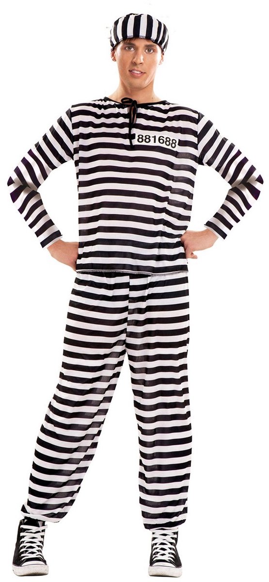 Kostuums voor Volwassenen My Other Me Gedetineerde M/L