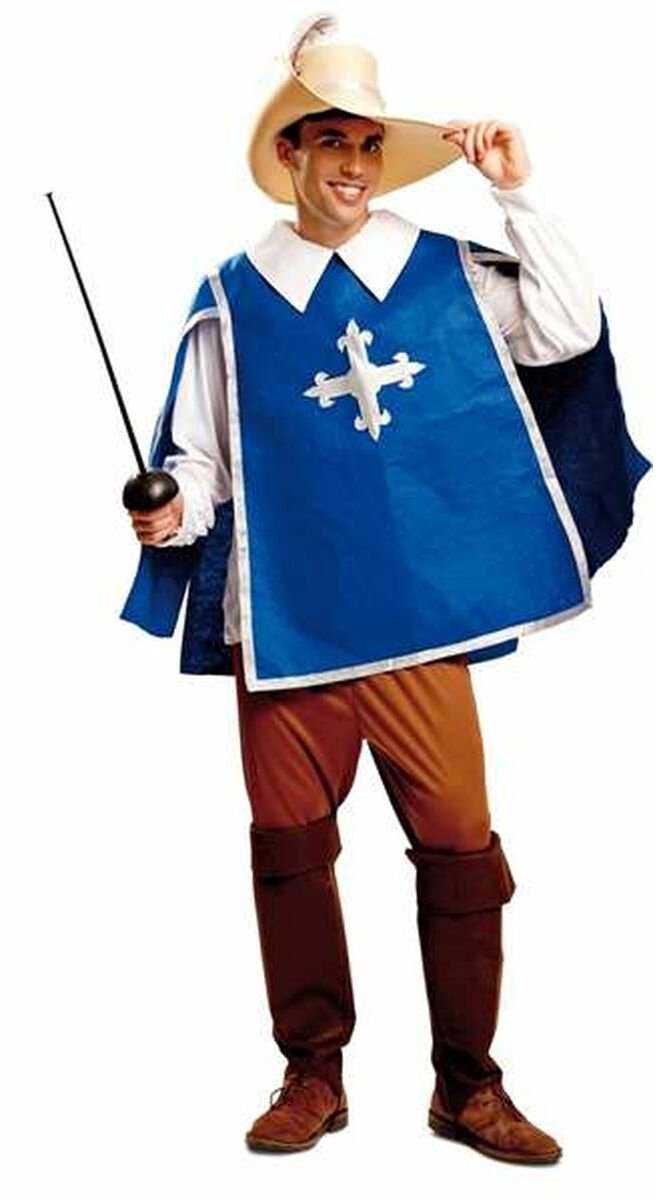 Kostuums voor Volwassenen My Other Me Musketier 5 Onderdelen Blauw - M/L