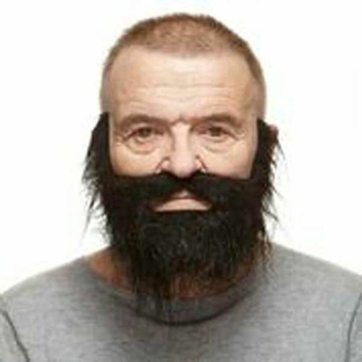 Valse baard My Other Me Zwart