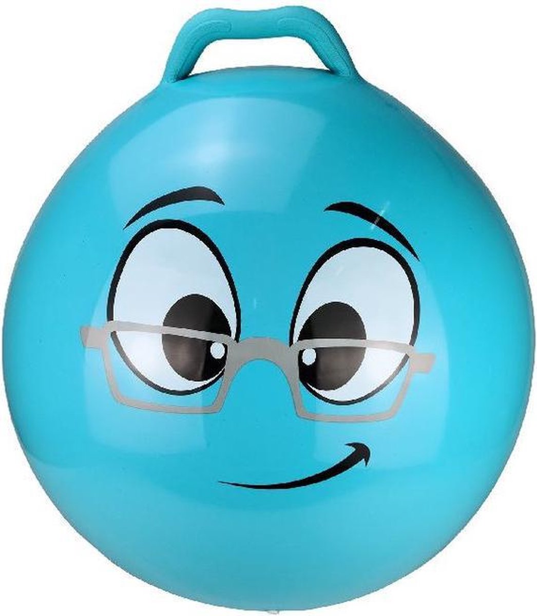   smiley voor kinderen blauw 55 cm - Zomer buiten speelgoed