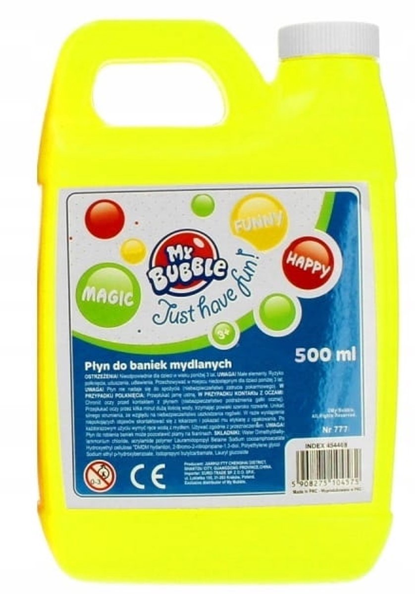 Vloeistof voor zeepbellen, zuinig, 500 ml