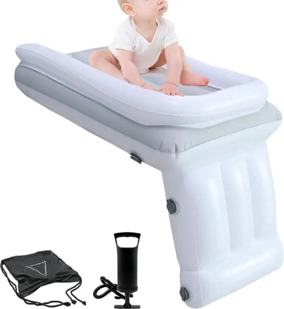 Mygroot - Kinderlucht bed - Draagbare - Reizen Luchtbed - Trein - Vliegtuig- Auto - Kid Bed - Opblaasbare Matras Voor Peuter.