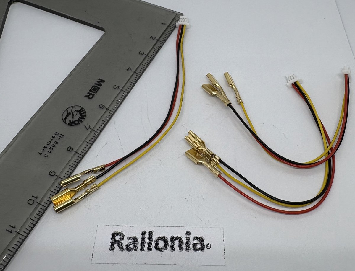 3x aansluitkabel JST-connector 74461/74462 voor Märklin (refr. E277847 277847 ) NIEUW