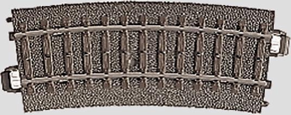 H0   C-rails (met ballastbed) 24115 Gebogen rails 15 ° Radius R1