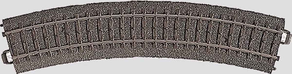 H0   C-rails (met ballastbed) 24130 Gebogen rails 30 ° R1