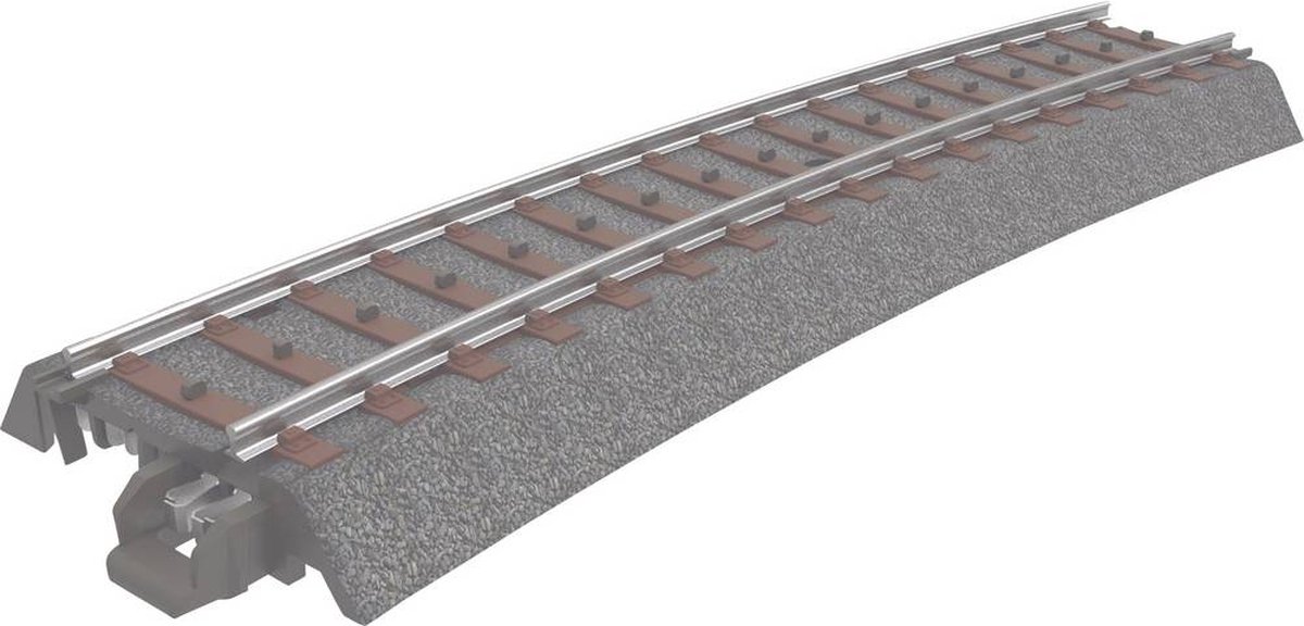 H0   C-rails (met ballastbed) 24315 Gebogen rails 15 ° R3