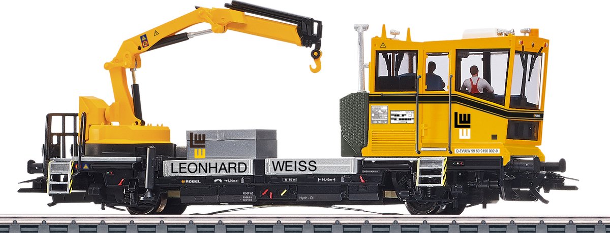   39546 H0 railrijtuig ROBEL BR 54.20 van de firma. Leonhard wit