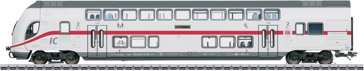   43488 H0 IC2 dubbeldeks-stuurstandrijtuig van de DB-AG DBpbzfa 668.2, 2e klas