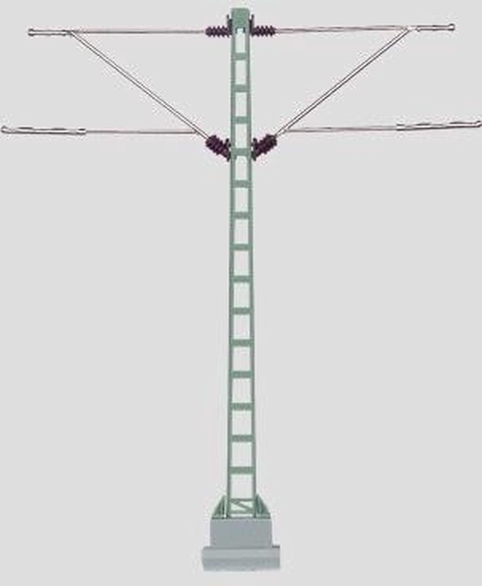 Märklin 74105 H0 Middenmast H0 Märklin C-rails (met ballastbed), H0 Märklin K-rails (zonder ballastbed) 1 stuk(s)