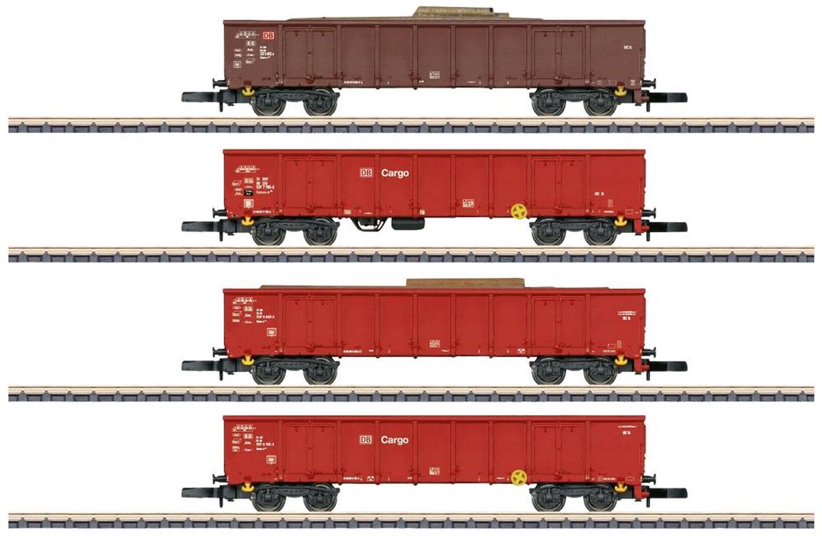   82542 Z 4-delige set hoogborderwagens Schrotttrein van de DB AG