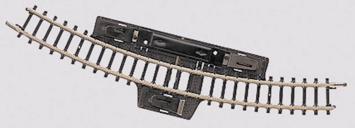 Z   miniclub rails 8529 Schakelrails, Gebogen Met aansluitklem 30 ° 195 mm