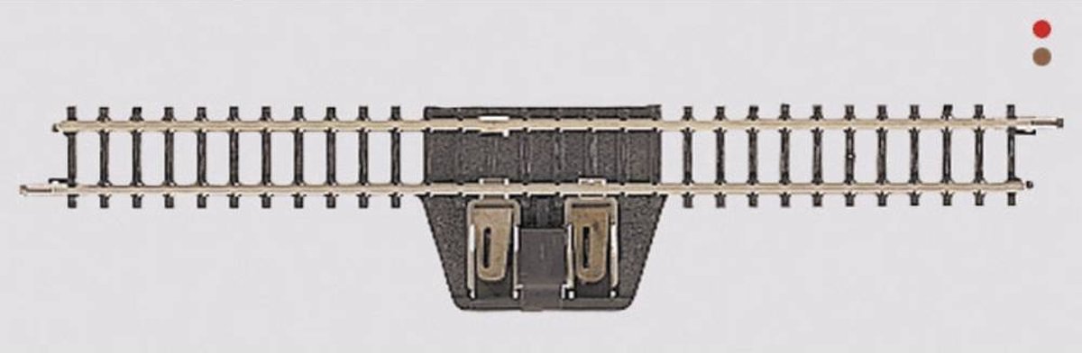 Z   miniclub rails 8590 Aansluitrails, Recht Met radio-ontstoorcondensator 110 mm