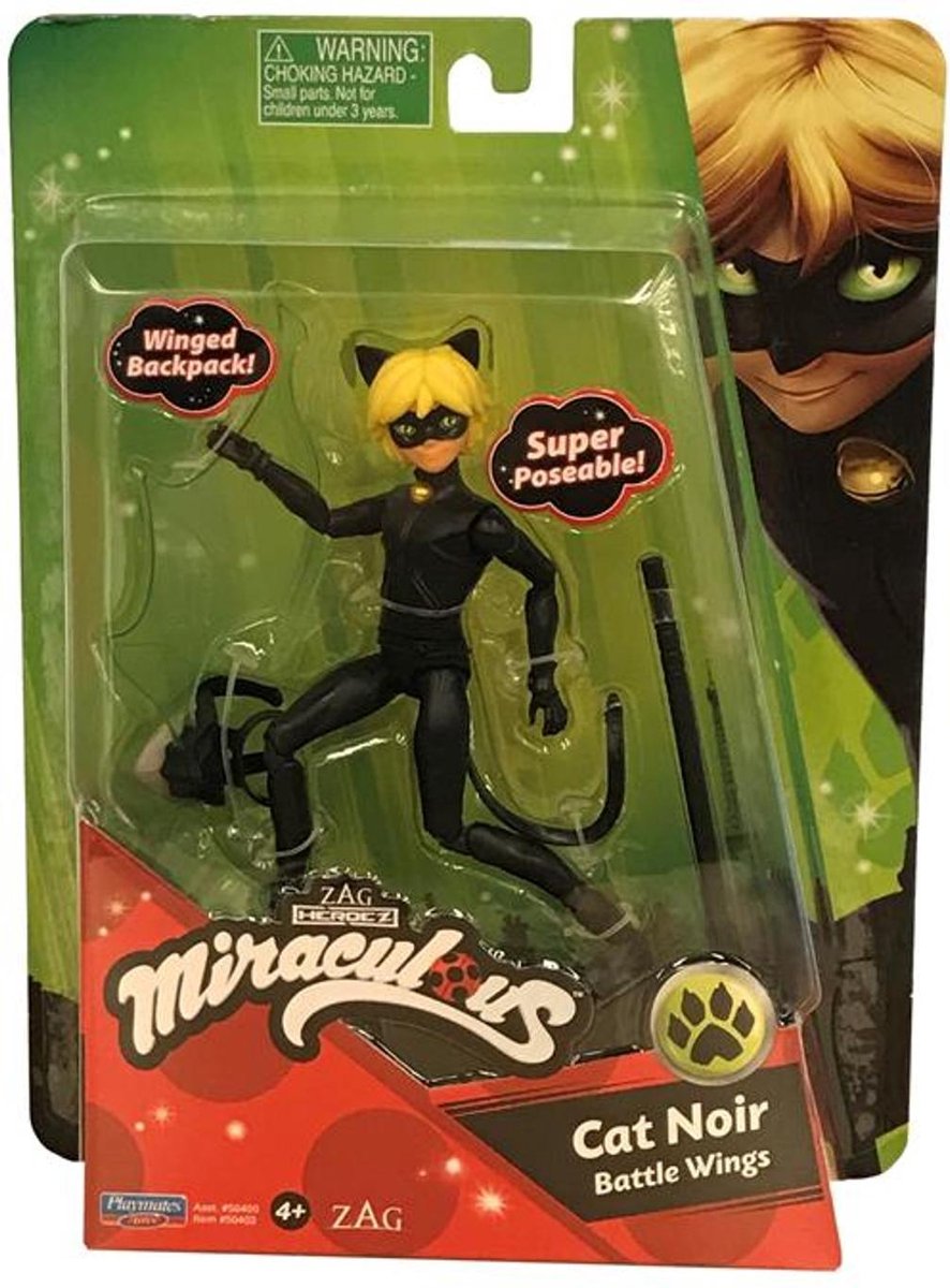 Lieveheersbeestje Lieveheersbeestje en Cat Noir verzamelfiguur met accessoires