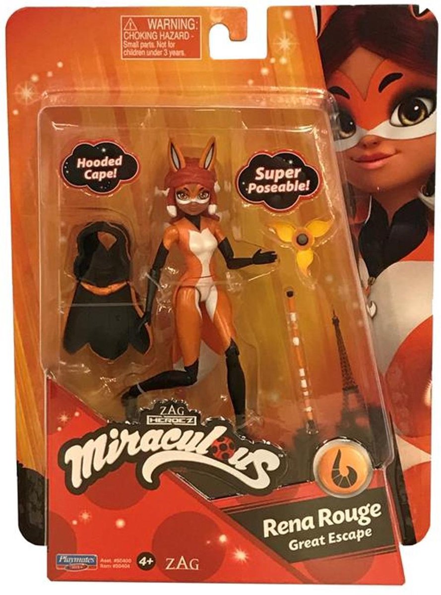 Lieveheersbeestje lieveheersbeestje en Cat Noir rode vos verzamelfiguur