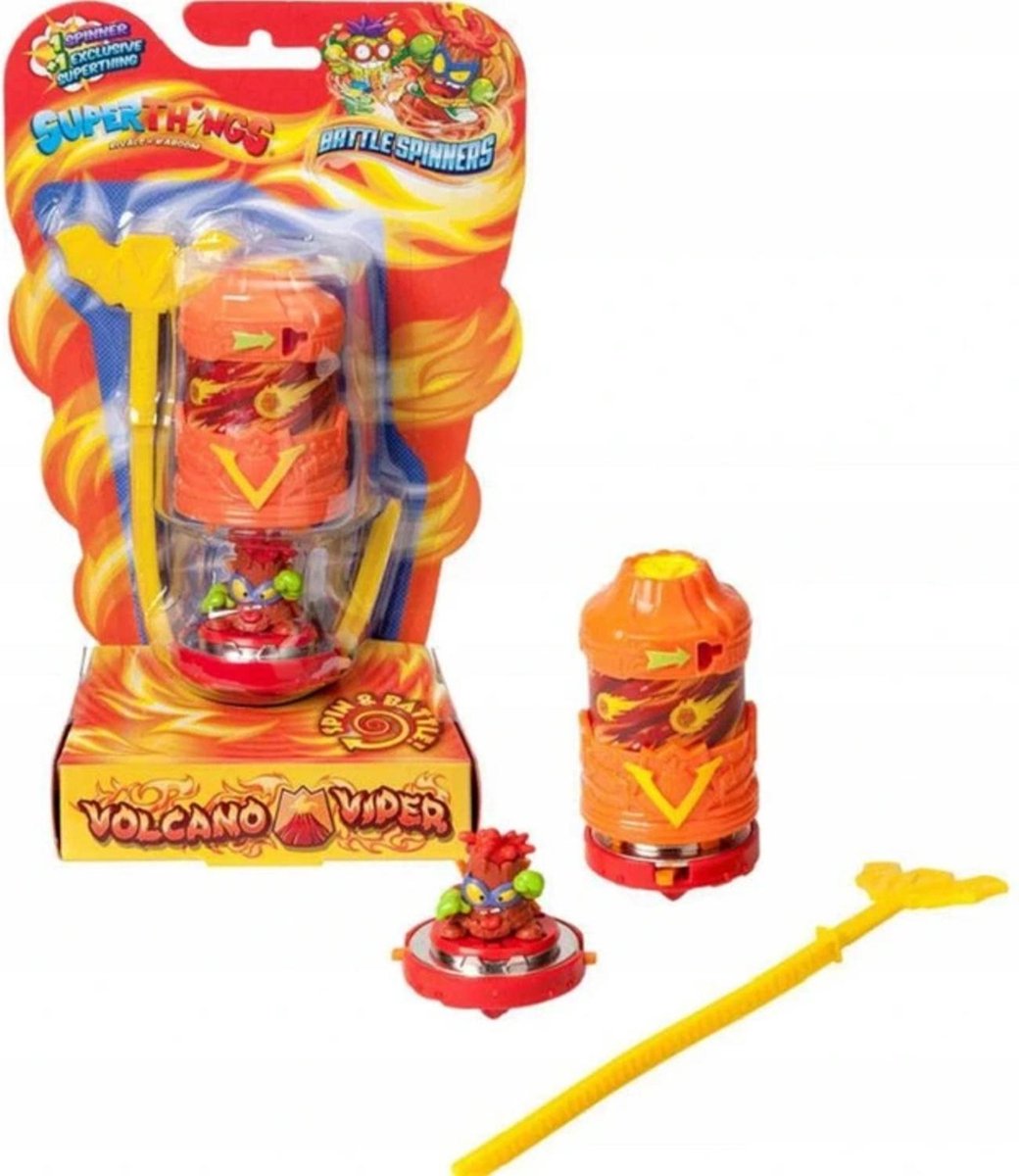 SuperThings Battle Spinners met exclusief actiefiguur - win een episch gevecht