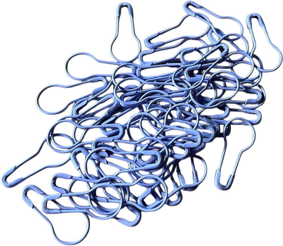   - 50 Paarse metalen steekmarkeerders / veiligheidsspelden