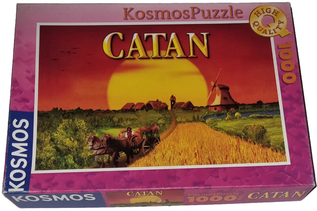 Kosmos High Quality Catan puzzel 1000 stukjes