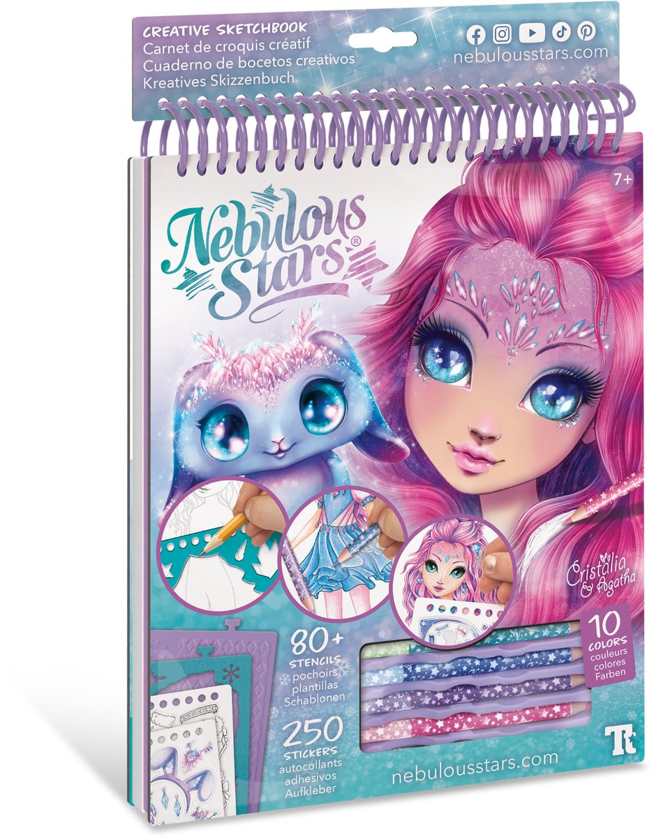 NEBULOUS STARS-CREATIEF SCHETSBOEK - CRISTALIA