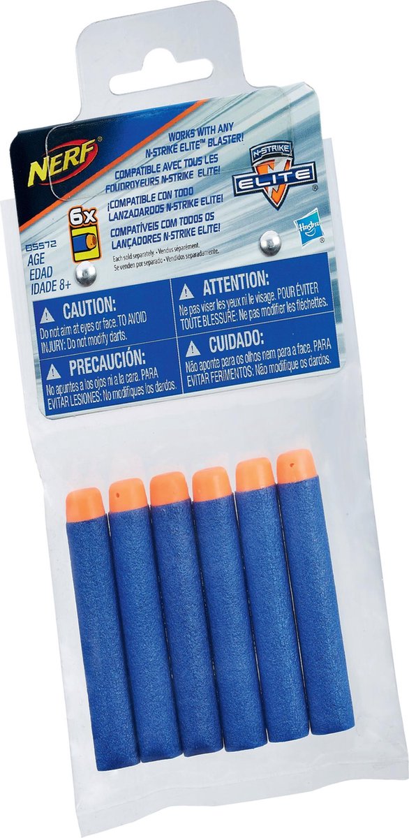 NERF darts 6 stuks