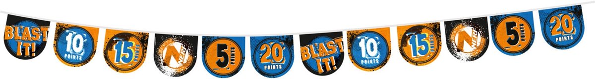 Nerf™ banner - Feestdecoratievoorwerp