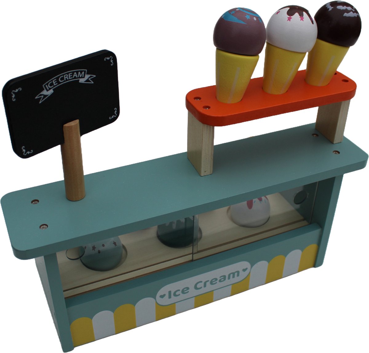 Houten Ijscokraam - Speelgoed - Houten IJsparadijs