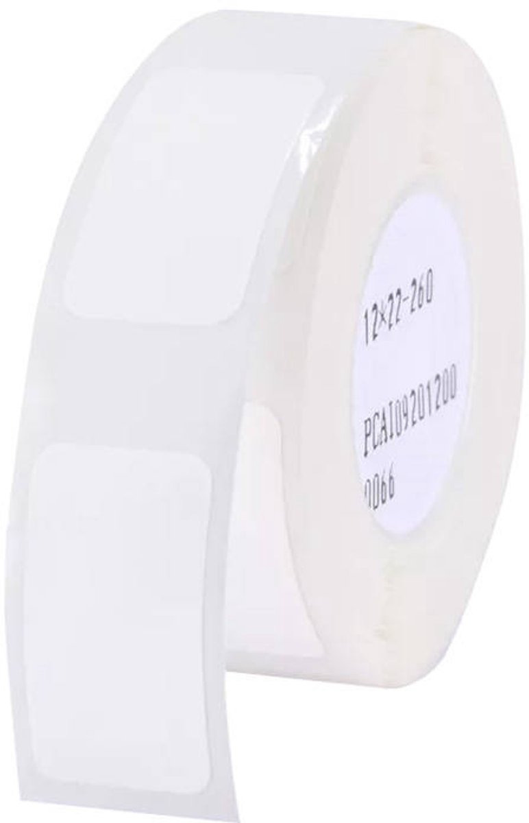 Niimbot Thermische Stickers Etiketten 12X22 Mm 260 Stuks Voor Afdrukken Op Bestelling