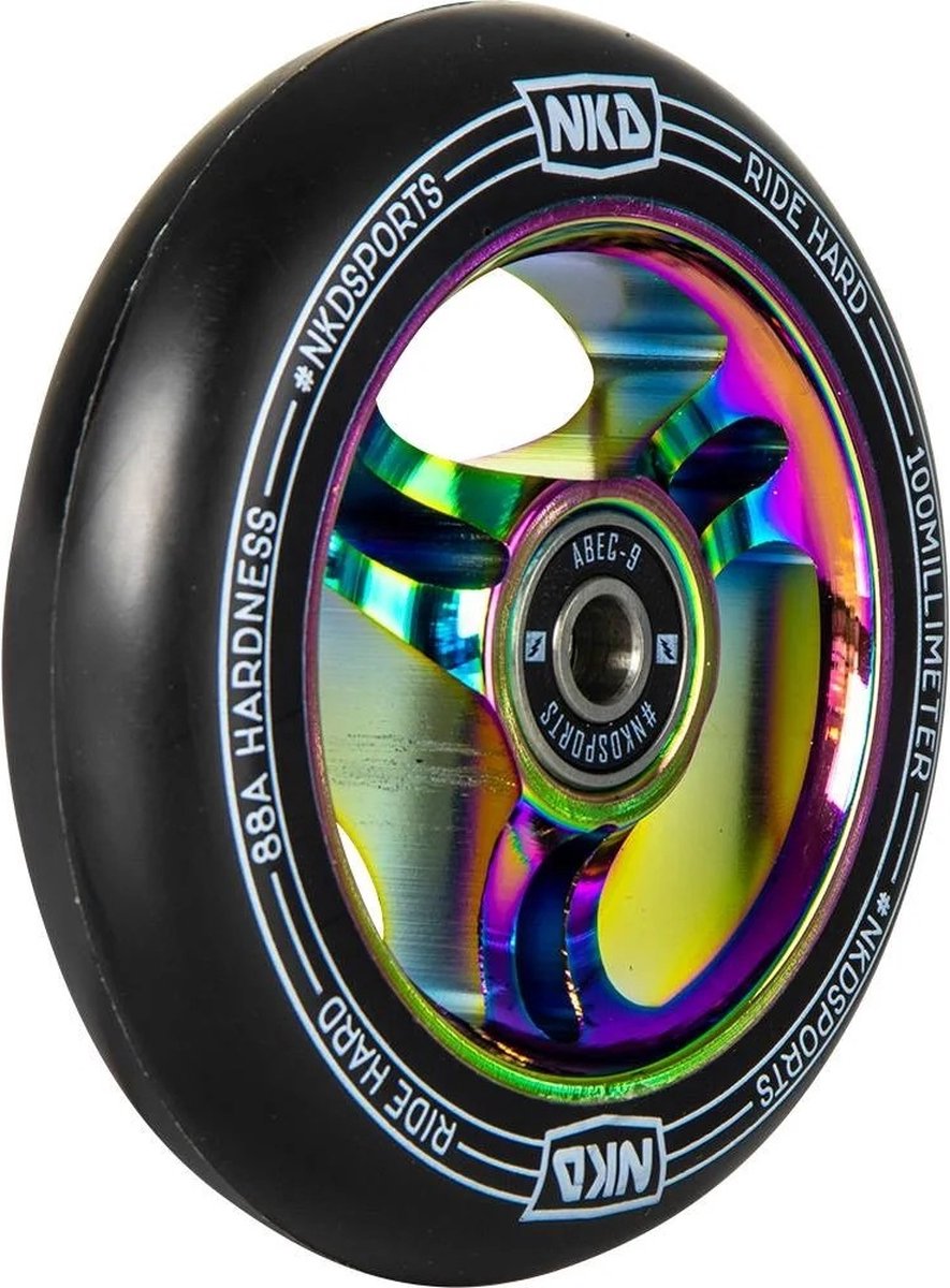 NKD Justice 110mm ALU Black / Rainbow