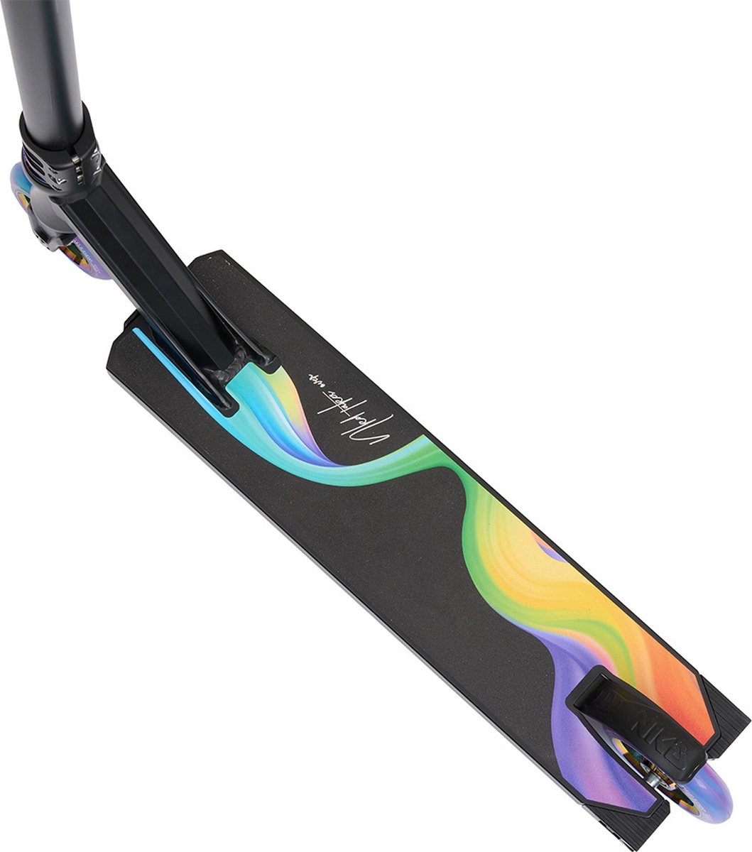 NKD Rally V4 stuntstep Black-Rainbow - 85cm