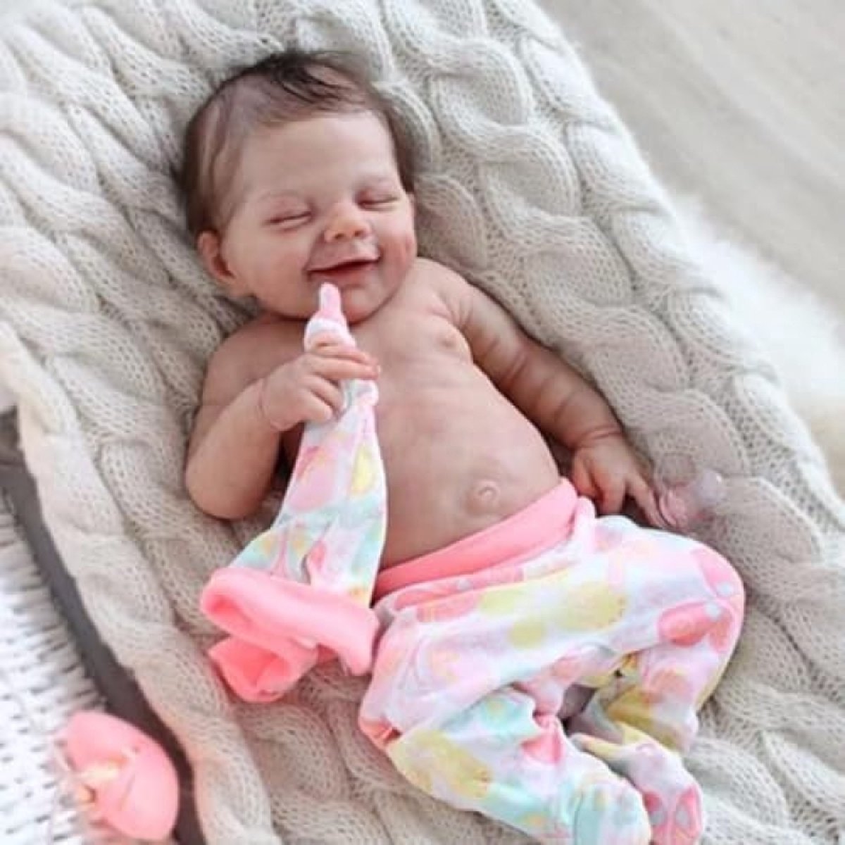 Realistische Levensechte Reborn Babypop Meisje Zacht Siliconen Vinyl Handgemaakt Toddler Magnetische Dummy Geschenk Set