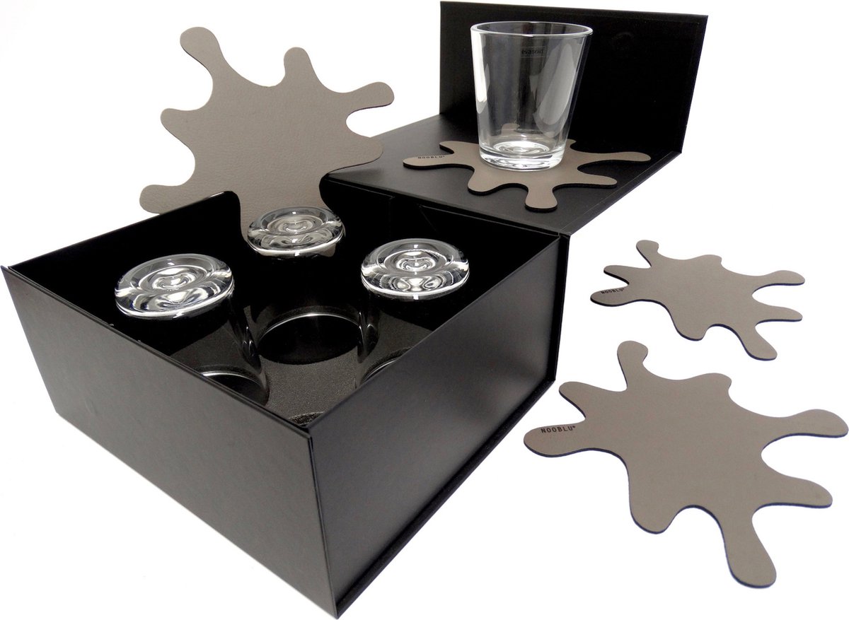 SPLASH & SERVE - Lead grey - 8-delige set