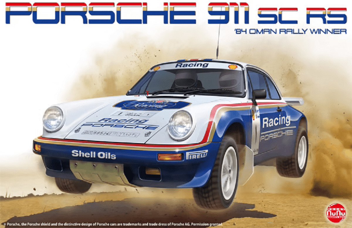 1:24 NuNu 24011 Porsche 911  1984 Oman Rally Plastic kit