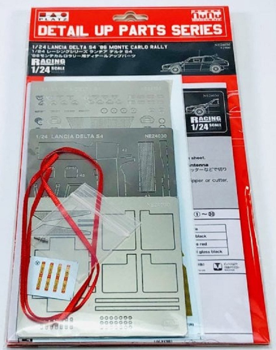 1:24 NuNu 24030 Lancia Delta S4 - 1986 - Detail Up Parts Accessoires set