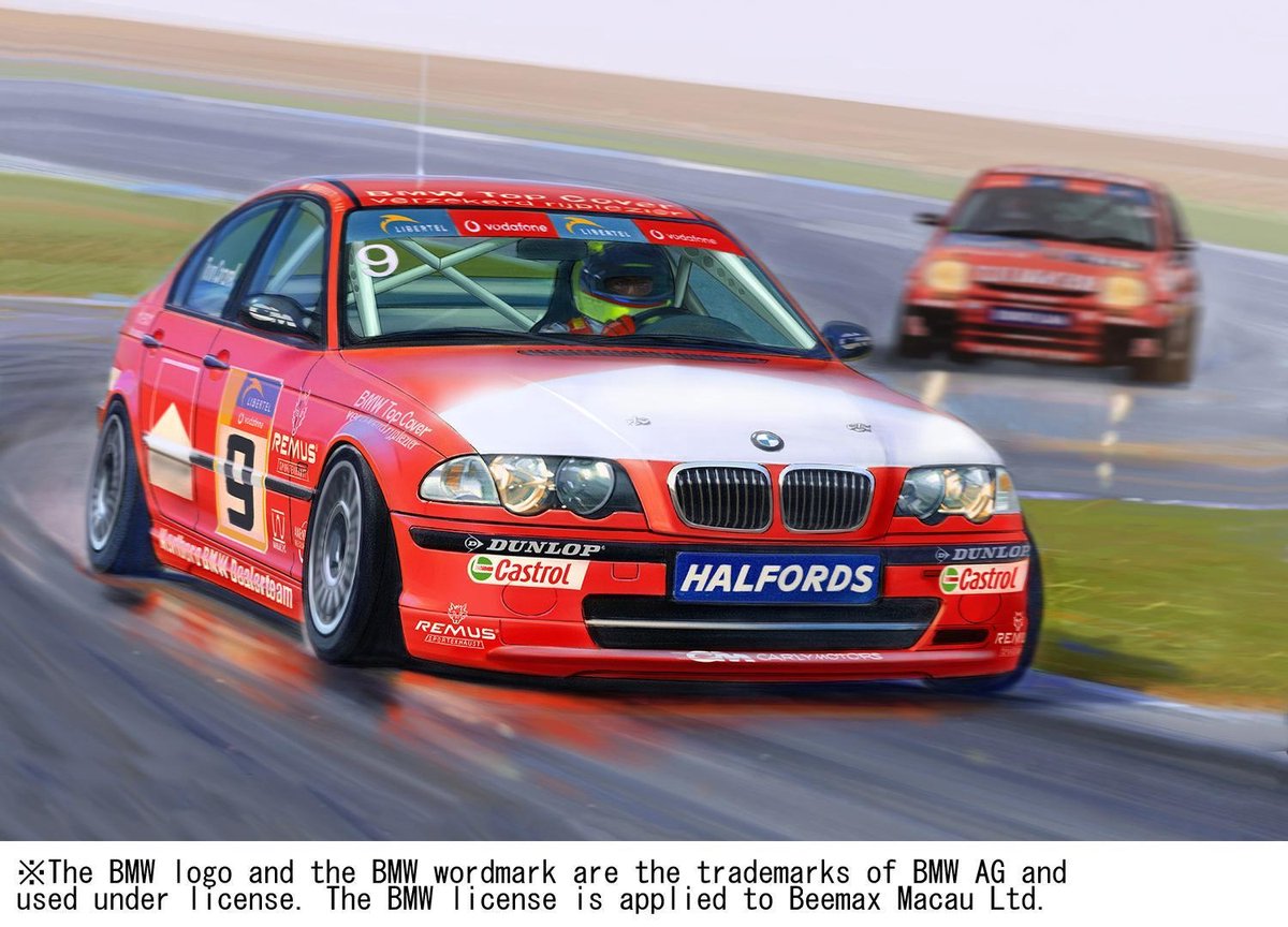 BMW 320i E46  Tom Coronel DTCC 2001 - NuNu Modelbouw pakket 1:24